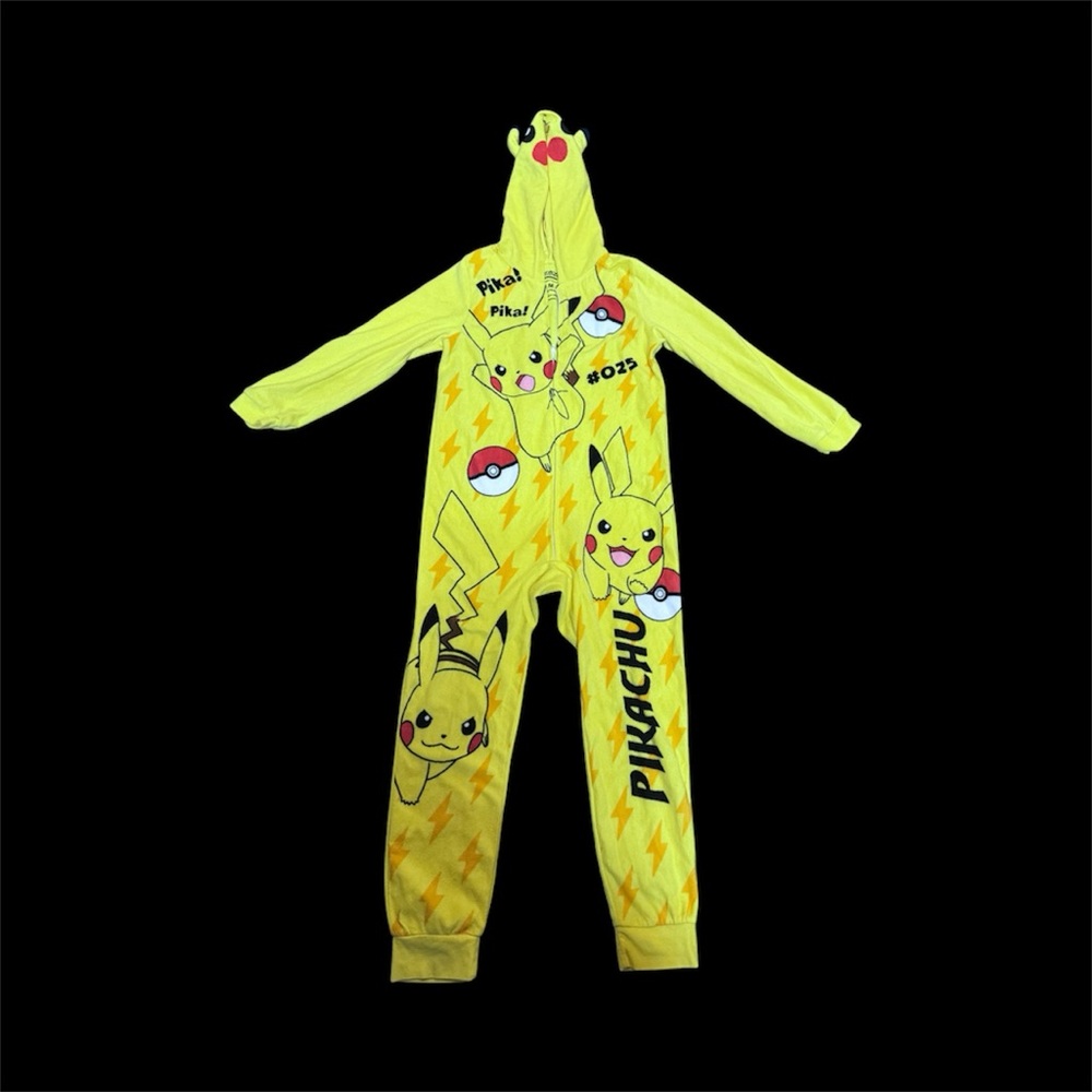Komono Bright Yellow Pikachu Kids One Piece